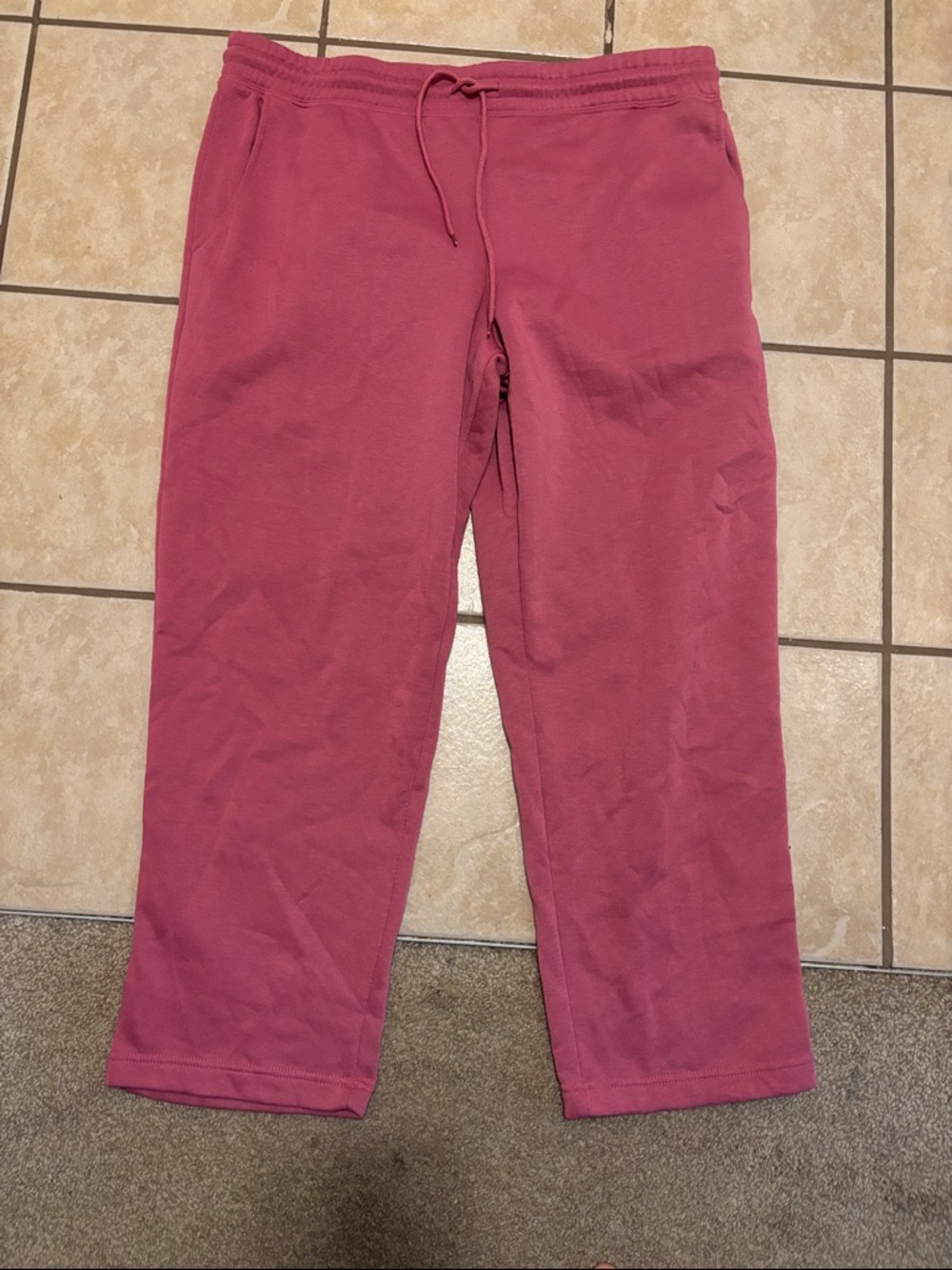 Women’s Pink Pull-On Sweatpants - Comfortable Everyday Bottoms